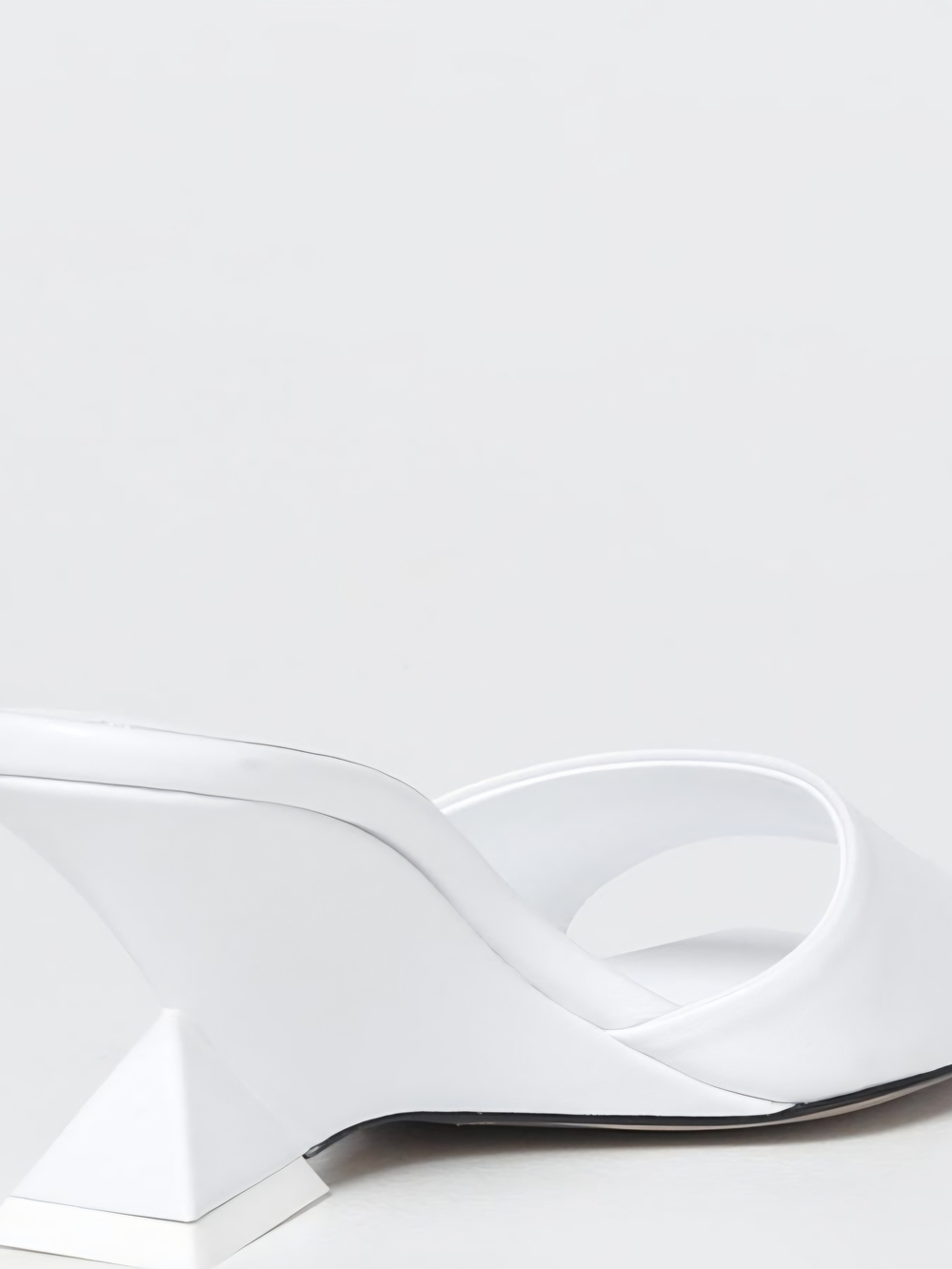 The Attico White Slide Mules - Picture 8 of 17